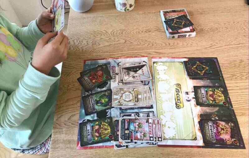 免疫レンジャーで遊んでいる様子