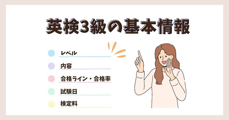 英検3級基本情報