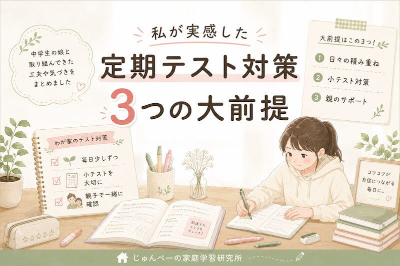 定期テスト3つの大前提