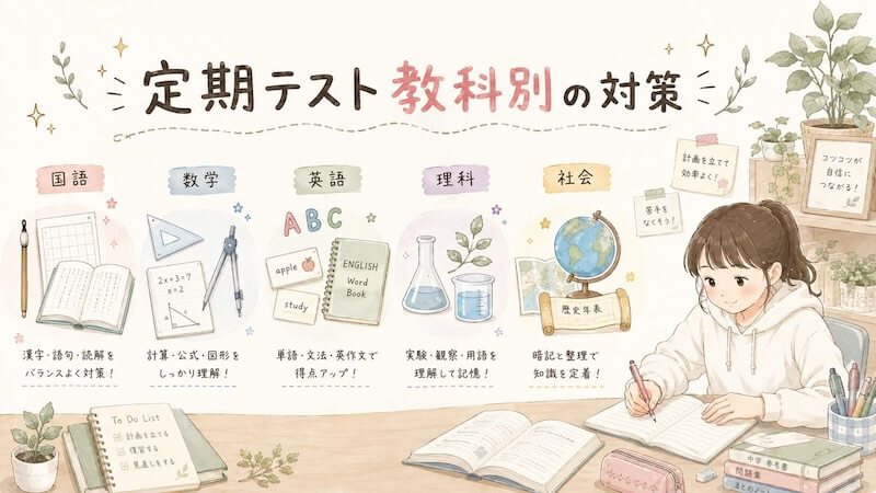 教科別の対策