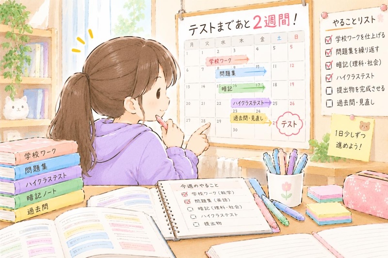 テスト2週間前